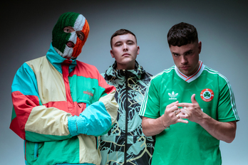 Kneecap taldeko kideak.