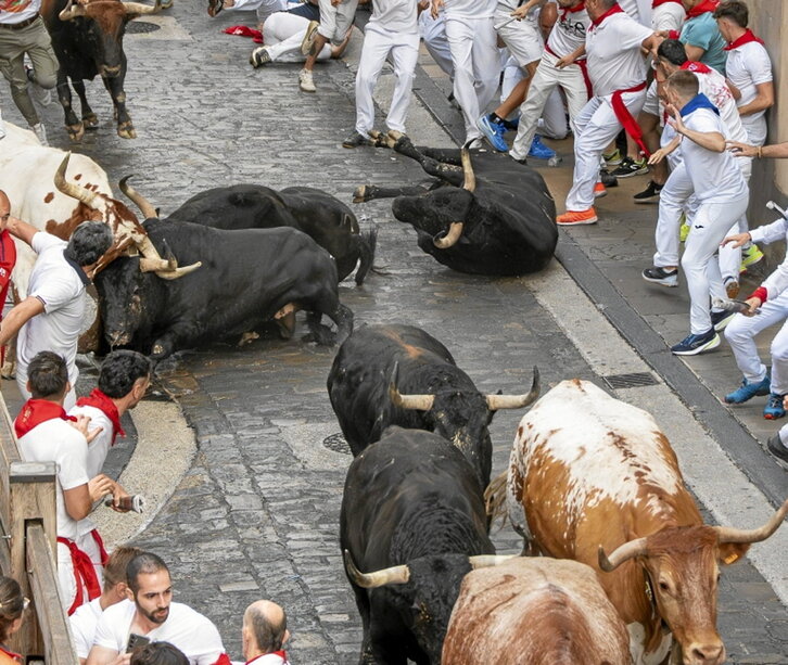 Caída en Santo Domingo.