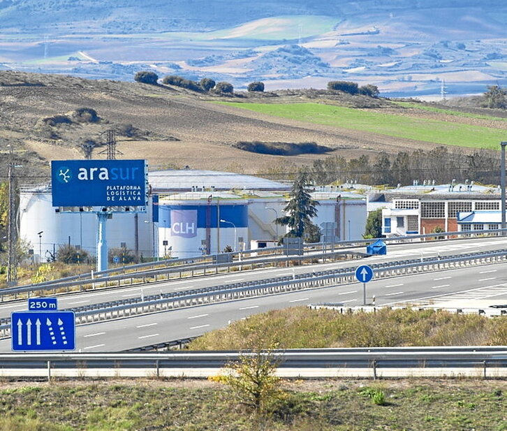 Parque logístico Arasur, en Ribabellosa.