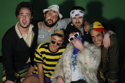 Gaur egun Xiberoots taldea osatzen duten musikariak.