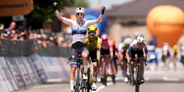 Lorena WIebes se ha impuesto en la quinta etapa.