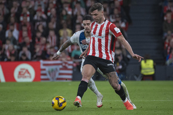 Yeray, en un partido contra el Leganés.