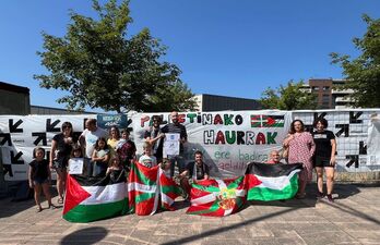 Gasteiz-Rafah martxan bildutako dirua Unrwari eman dio Gure Haurrak ere Badira ekimenak.