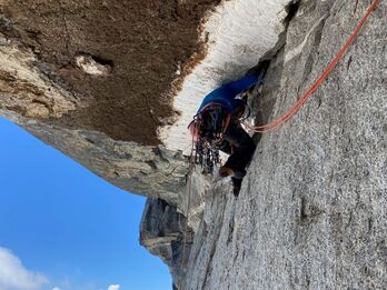 Hirukote gazte batek lan ederra egin berri du Drus mendian.