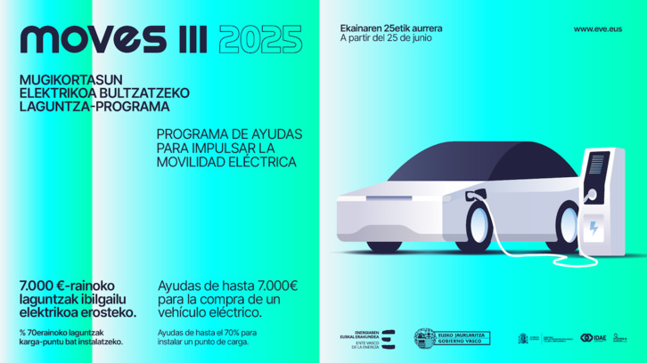 Este Moves III programa ayudas de hasta 7.000 euros.