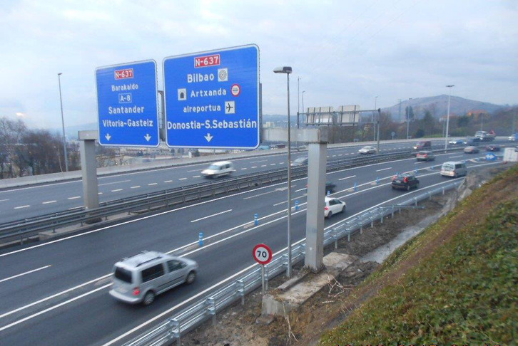 Tráfico en la zona de Kukularra. 