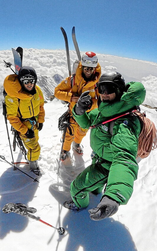 Goettler, Langesntein eta Duperier, Nanga Parbateko gailurrean.