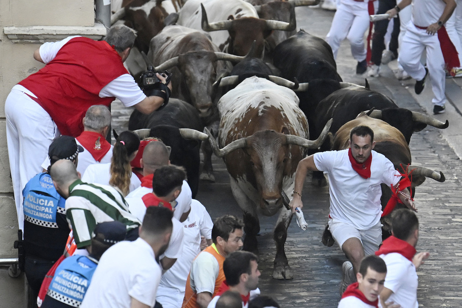 Bonita carrera de este joven cuesta arriba.