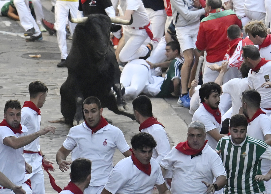 Este Palmosilla ha salido trompicado tras voltear a un corredor.