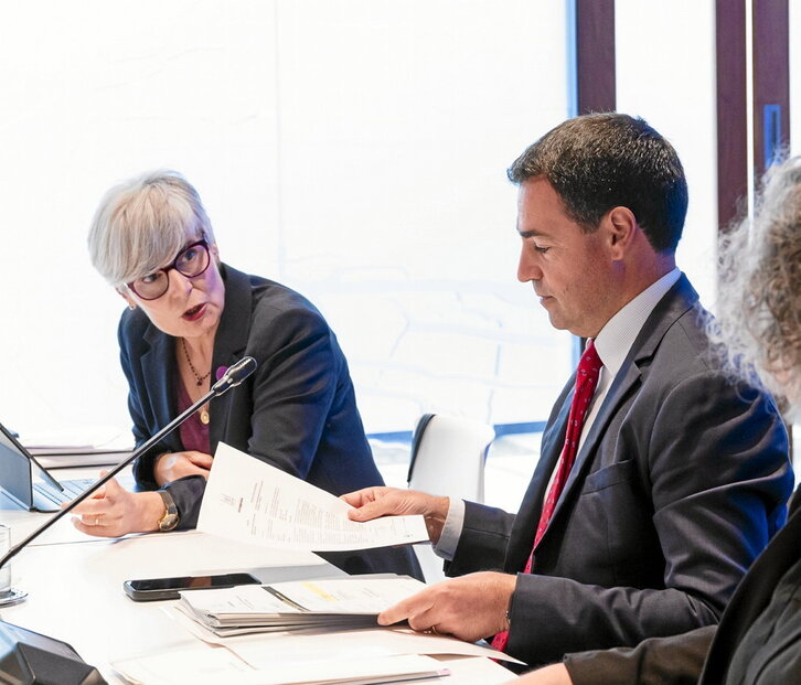 Emakunderen Zuzendaritza Kontseilua Lehendakaritzan bildu zen atzo.