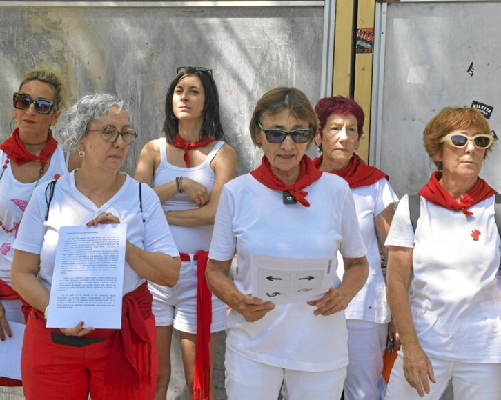 Comparecencia del movimiento feminista.