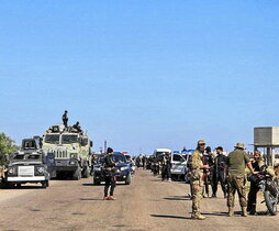 Despliegue de las milicias de Damasco, embrión del futuro Ejército sirio, en Sweida.