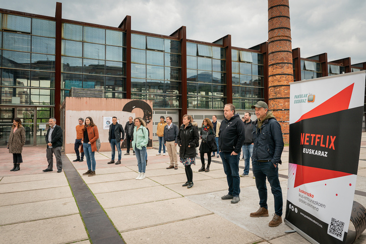 Netflix Euskarazen aurkezpena, 2021ean Durangoko Landakon