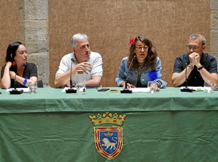 El Ayuntamiento de Iruñea hizo balance de los sanfermines de este año.