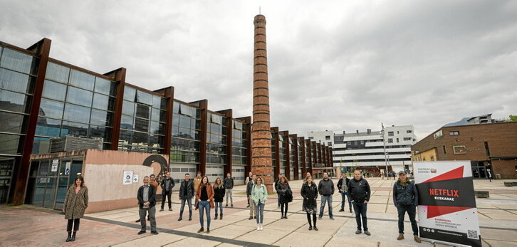 Netflix Euskaraz egitasmoa 2021eko otsailean aurkeztu zuten Durangoko Plateruenan.