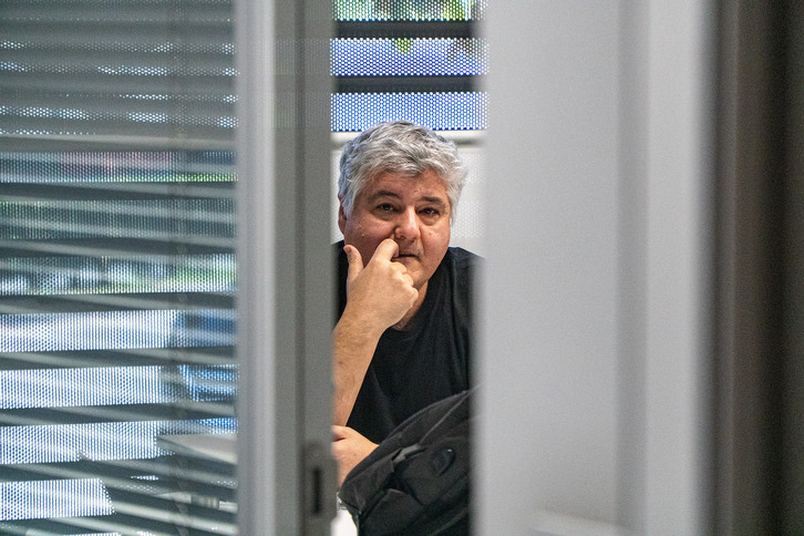 Javier Burón, en su despacho de Nasuvinsa.