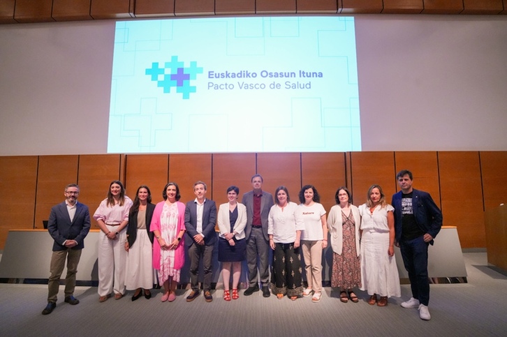 ‘Pazienteen elkarteen parte-hartzea Osasunaren Euskal Itunean’ jardunaldia, asteazken goizean, Donostian.