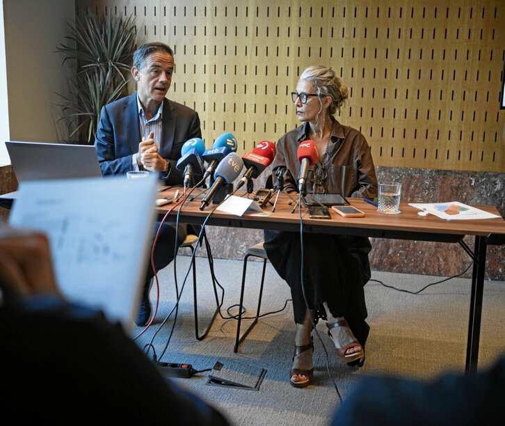 Guillermo Dorronsoro y Pilar Kaltzada, en la presentación del Observatorio.