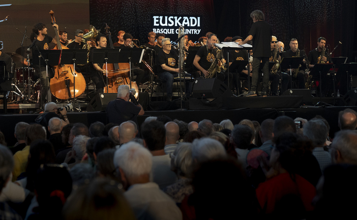 La fundación almeriense Clasijazz, este miércoles en Gasteiz.