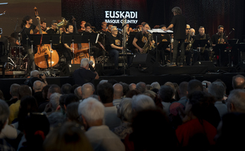 La fundación almeriense Clasijazz, este miércoles en Gasteiz.