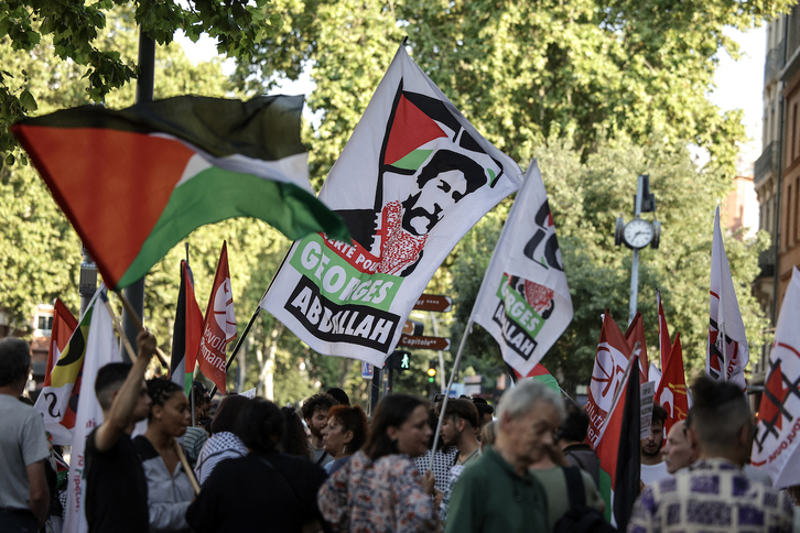 Una manifestación pedía esta misma semana en Tolouse la liberación de Abdallah.
