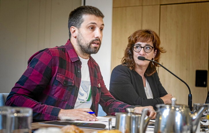 El coordinador del grupo juntero de EH Bildu Araba, Xabier Valdor.