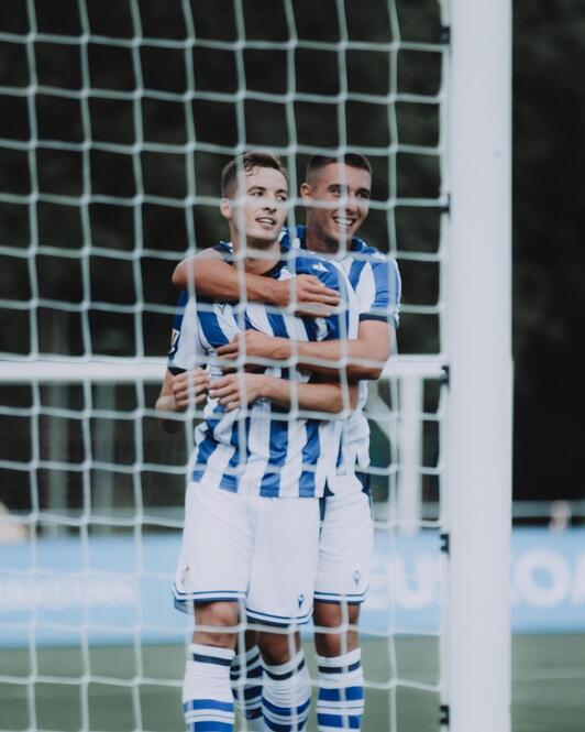 Pacheco ha marcado el primer gol de la Real en pretemporada.