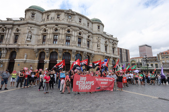 Movilización por Las 6 de la Suiza en Bilbo.