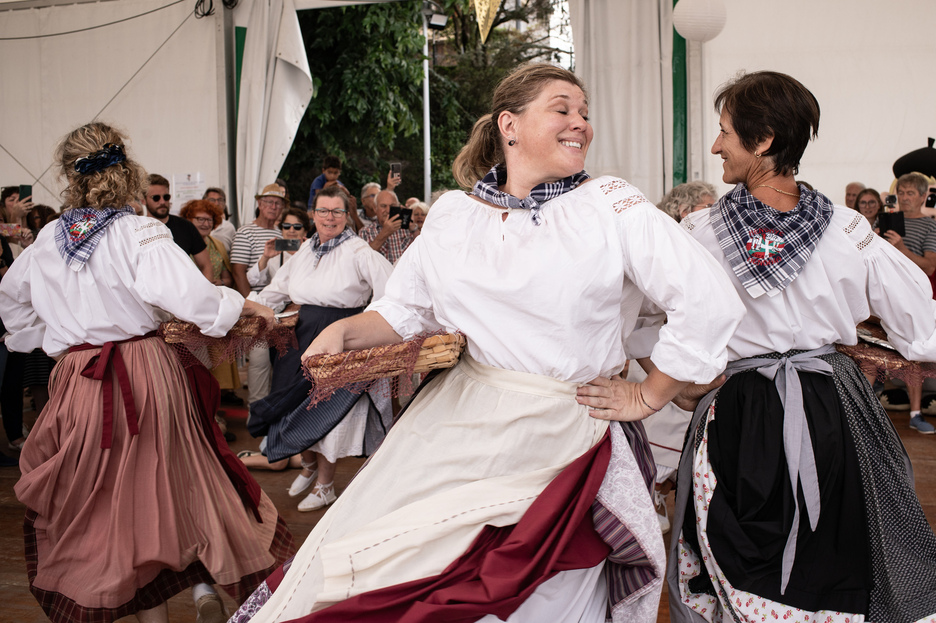 Zuri urdinez igaro den bestaren barnean euskal dantzek bere tokia ukan dute. Zuri urdinez igaro den bestaren barnean euskal dantzek bere tokia ukan dute.