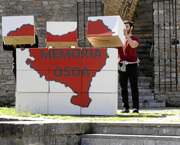 Egiari Zor-en ekitaldia Gasteizen, maiatzean.