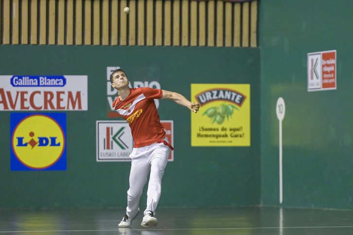 Iztueta bikain aritu da Otxandioko partidan.