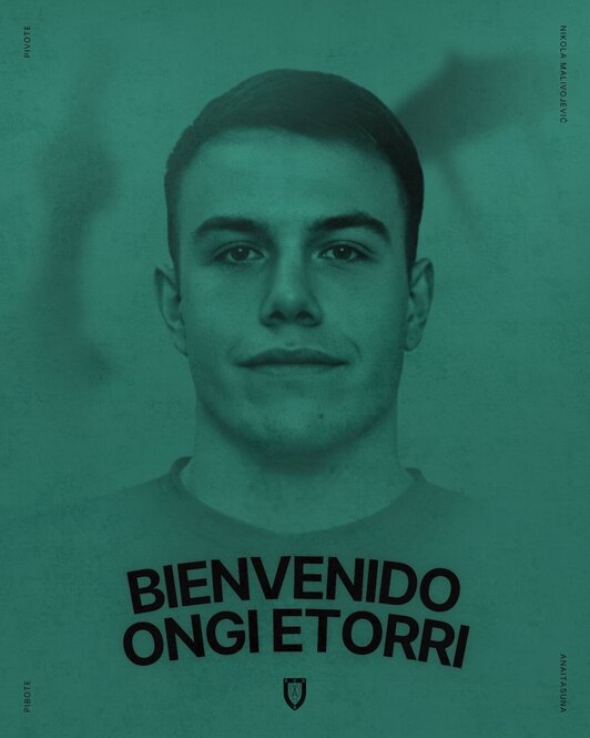 Nikola Malivojević, nuevo jugador de Helvetia Anaitasuna.