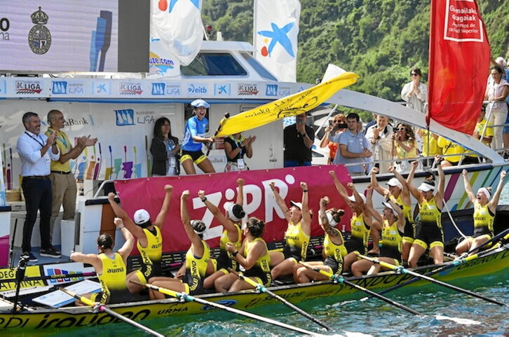 Orioko emakumeak zoratzen, denboraldiko aurreneko garaipena eskuratu eta Euskotren Ligako lidergoa ere lortuta.