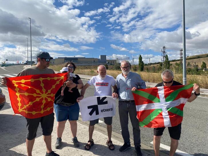 Iruñean Sarek egindako manifestazio baten argazkia.