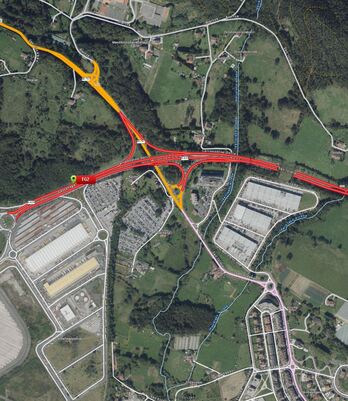 El accidente tuvo lugar en la carretera N-633.