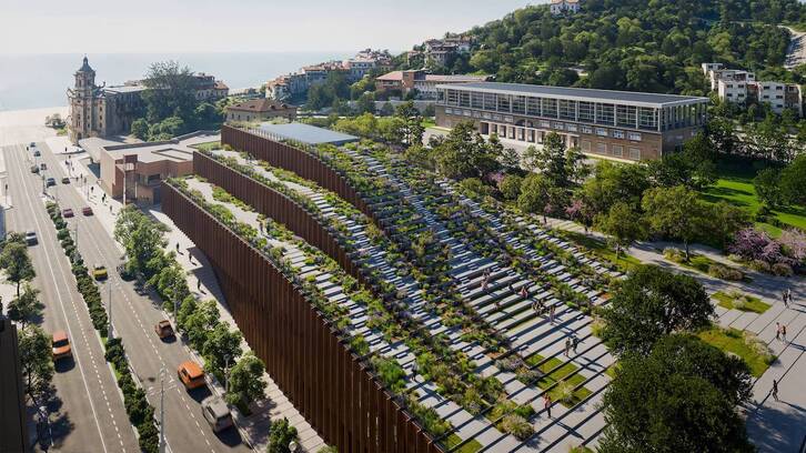 GOe proiektuko estalkiaren aurreikuspena.