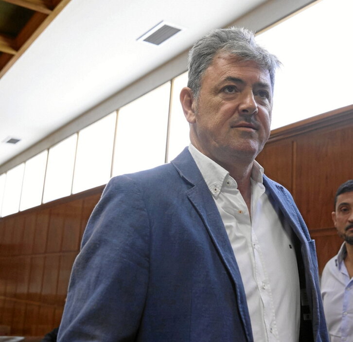 Antxon Alonso, ante el Senado.