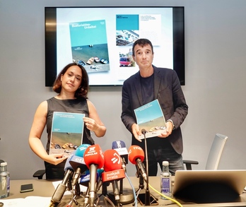 Itziar Moreno y Gorka Espiau han presentado las conclusiones del primer informe de escucha.