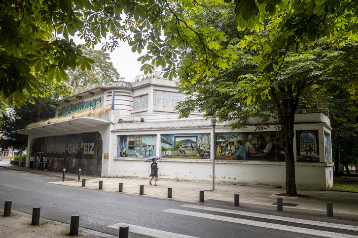 Gasolinera Goya, un edificio singular situado en el centro de Gasteiz.