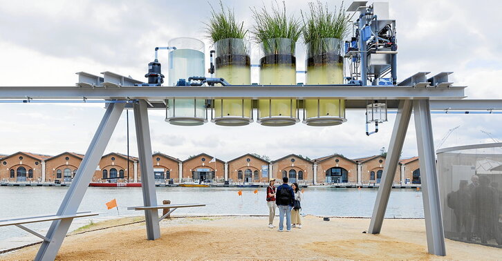 Diller Scofidio + Renfro arkitektura enpresak egindako instalazio honek Urrezko Lehoia jaso du Veneziako Bienalean.