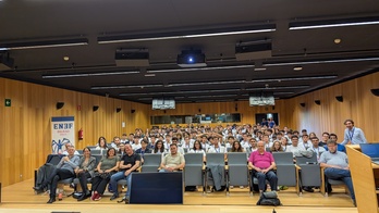 Espainiar Estatuko fisikari gazteak Donostian izan dira asteazken honetan.