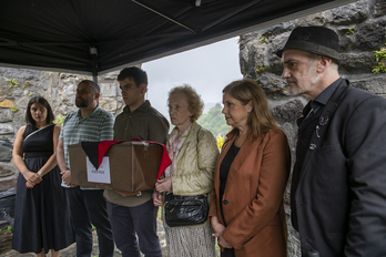 Jazinto Polo Rios miliziano anarkistaren gorpuzkinak etxekoen eskuetan daude azkenean.