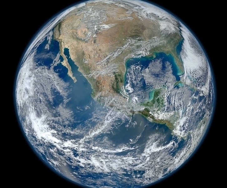 Imagen de alta definición de la Tierra.