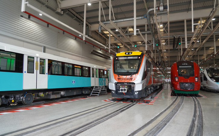 Instalaciones de CAF en Beasain.