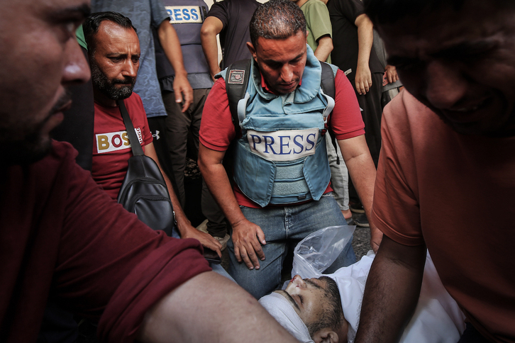 Israel ha matado a decenas de periodistas desde que comezó la invasión de Gaza.