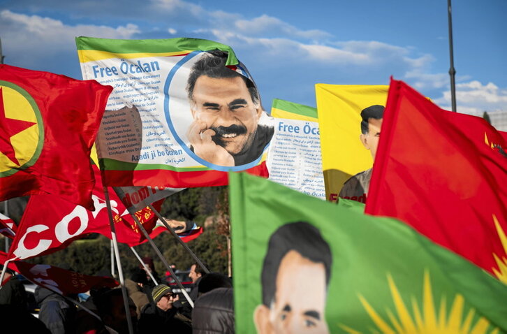 Numerosas manifestaciones han reivindicado la libertad del líder kurdo Abdullah Öcalan.