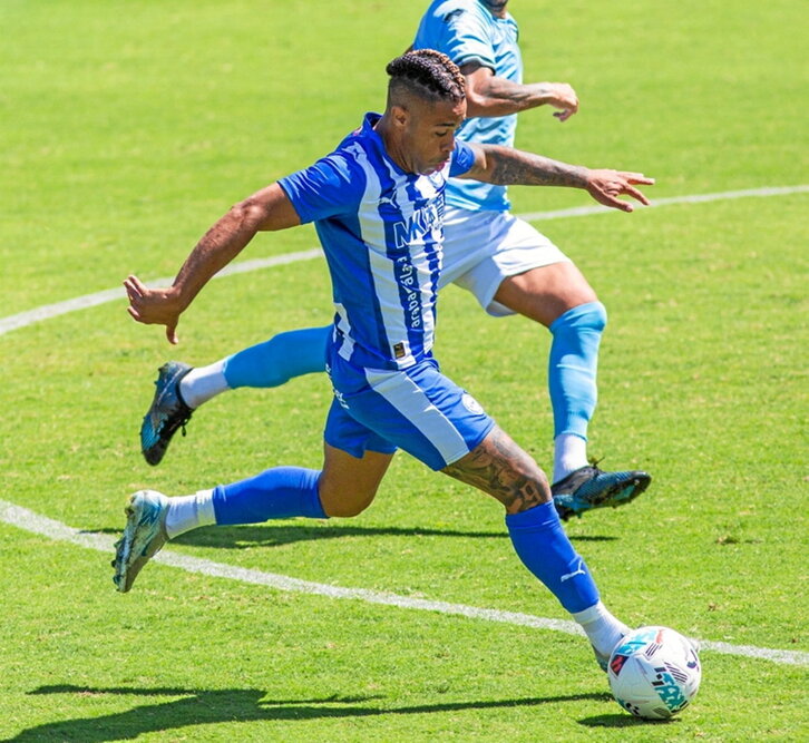 Mariano fue el autor de los dos goles albiazules.