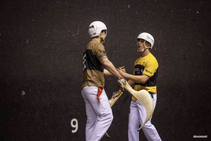 Manci eta Zabala, Gernikako Grand Slameko aurrekanporaketan.