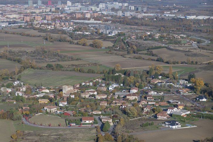 Imagen de Lasarte, en el sur de Gasteiz.