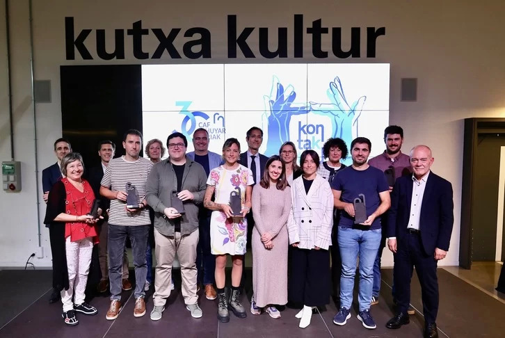 CAF-Elhuyar sarien azken edizioaren saridunak.